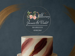 a wedding cake with red and white frosting