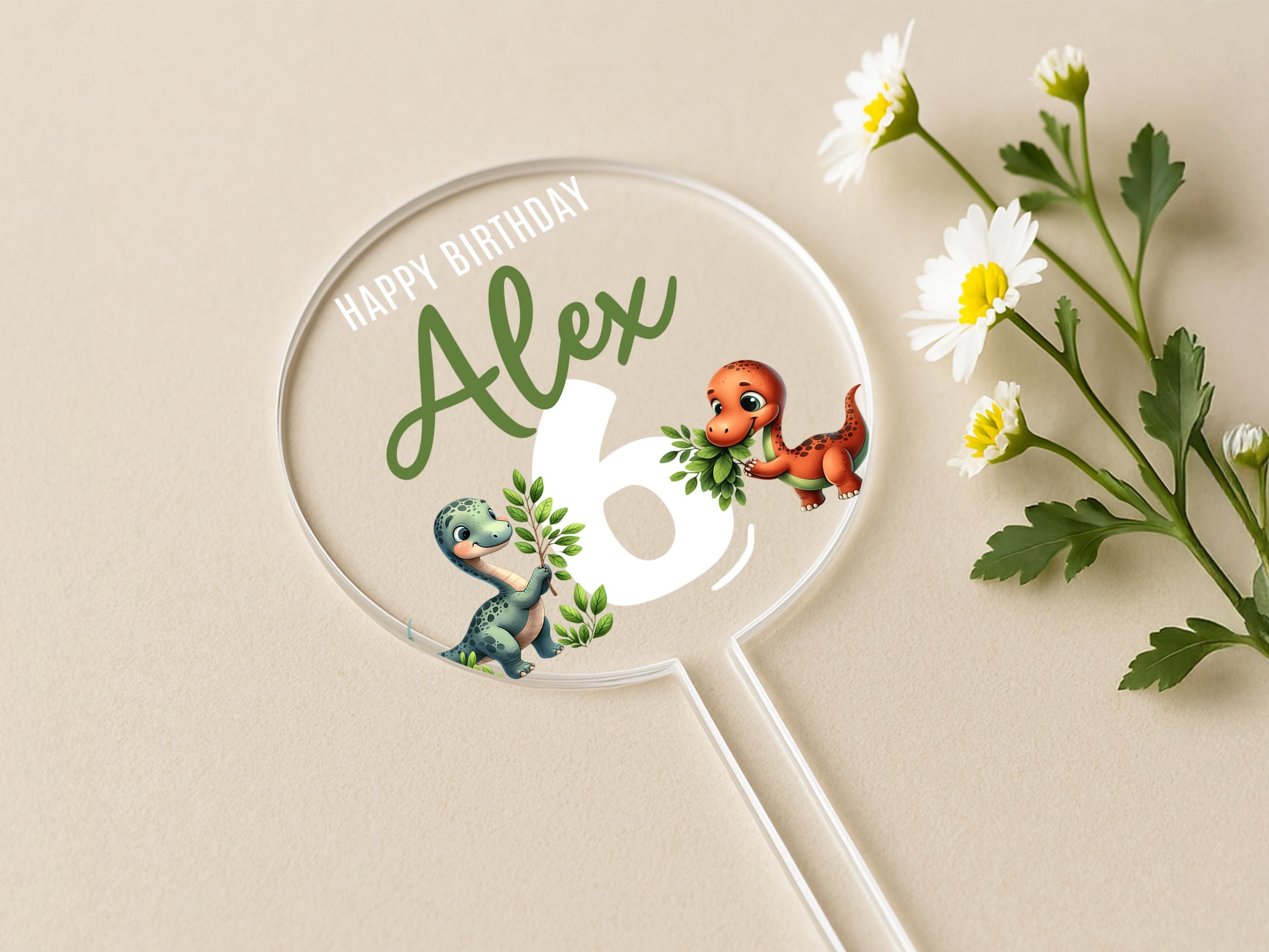 a close up of a magnifying glass with a dinosaur on it