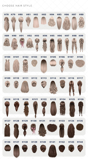 a collection of various hairstyles, each with its own unique style and characteristics. The hairstyles include braids, buns, and other intricate and creative styles that can be styled in different ways. The image is a collage of multiple images showcasing a diverse range of hairstyles, providing a visual representation of the different options available for styling one's hair.