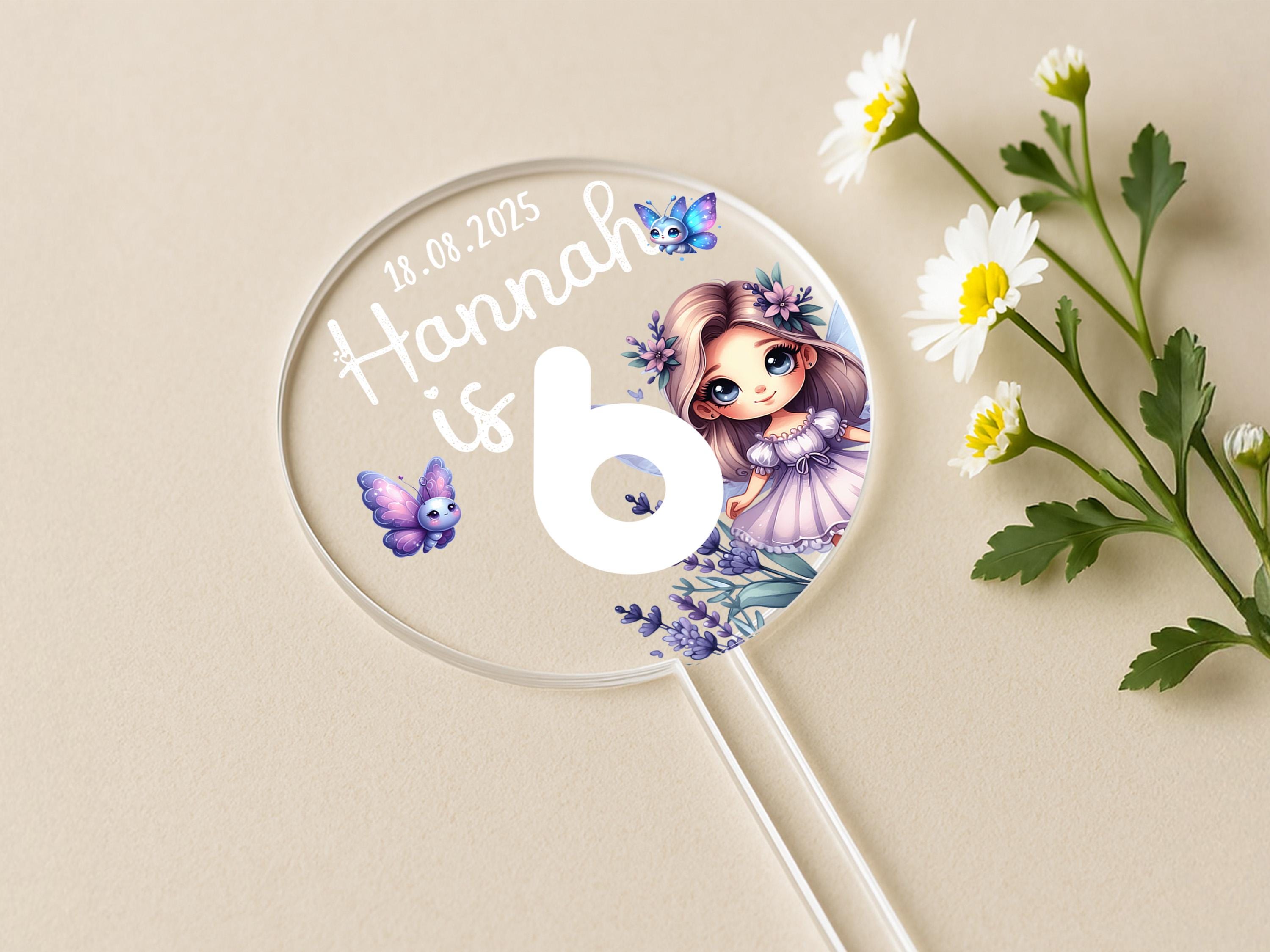 a magnifying glass with a picture of a girl on it