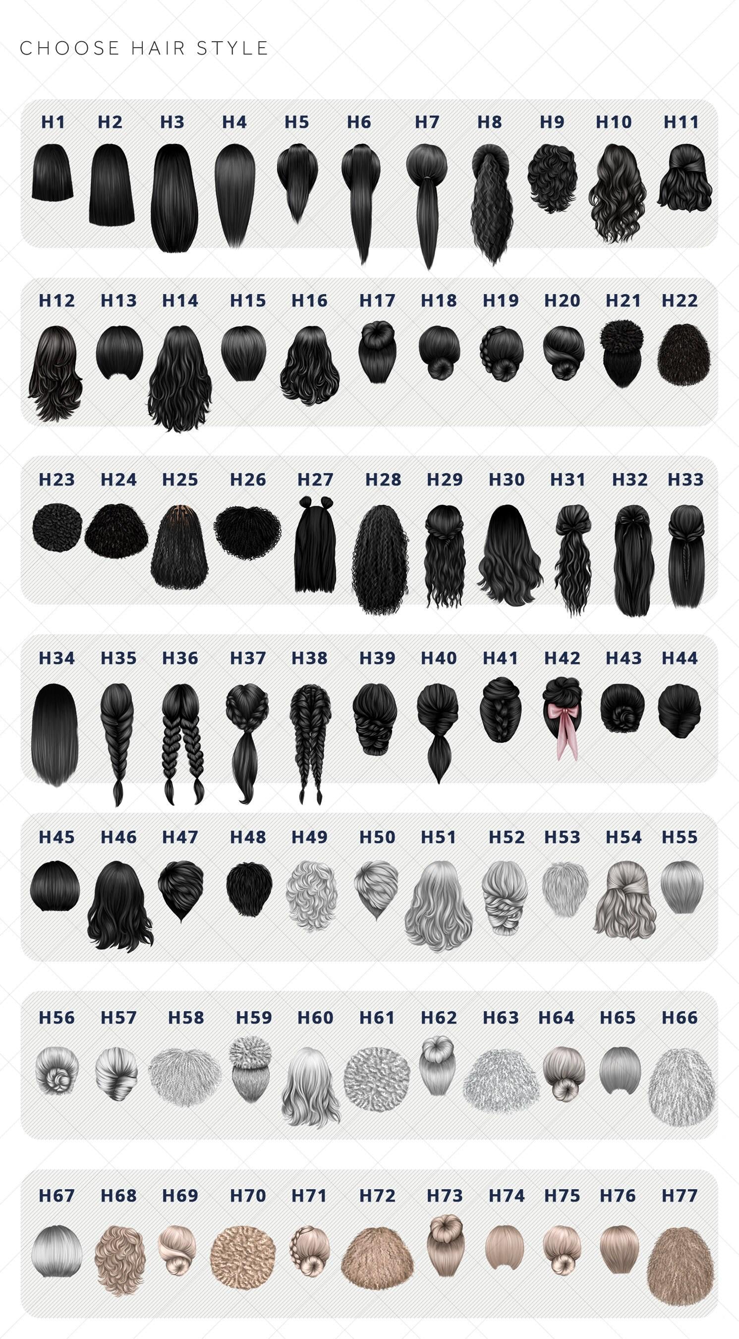 a collection of various hairstyles, each represented by a unique image. The hairstyles include braids, updos, and other intricate styles, each with its own distinct appearance. The image is a collage of multiple images, and the descriptions provided should be avoided to prevent redundancy and maintain clarity.