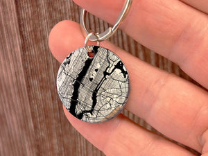 Unique gift for couples featuring personalised map and romantic message