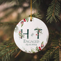 First Christmas Engaged Ornament, Engagement Christmas ornaments, Wedding Ornament, First 1st Christmas,First Christmas engagement Ornaments