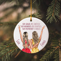 Christmas Best friends ornament, Bestie Christmas Gift, friendship ornament, two best friends ornament, gift for sister, Besties ornament