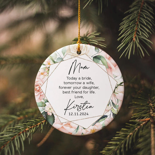 Gift for Mum of Bride, Mother of the Bride Gift, Gifts From The Bride, Personalised Wedding Day Gifts, Wedding Gifts, Wedding Keepsake