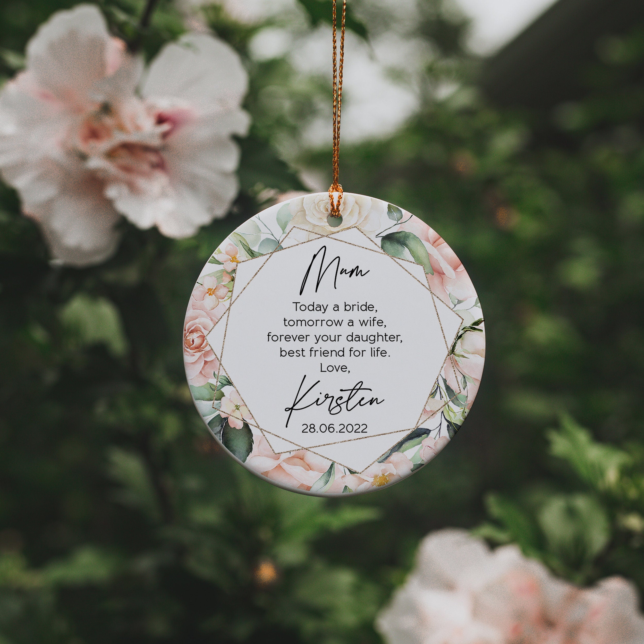 Gift for Mum of Bride, Mother of the Bride Gift, Gifts From The Bride, Personalised Wedding Day Gifts, Wedding Gifts, Wedding Keepsake