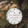 First Home Personalised Ornament, New Home Gift, Christmas In Our New Home, First Home 2024, Housewarming gift, First home keepsake