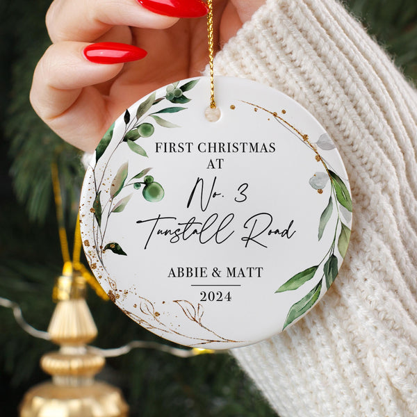 New Home Gift, Our First Home Personalised Ornament, Christmas In Our New Home, Our First Home 2024, Housewarming gift, First home keepsake