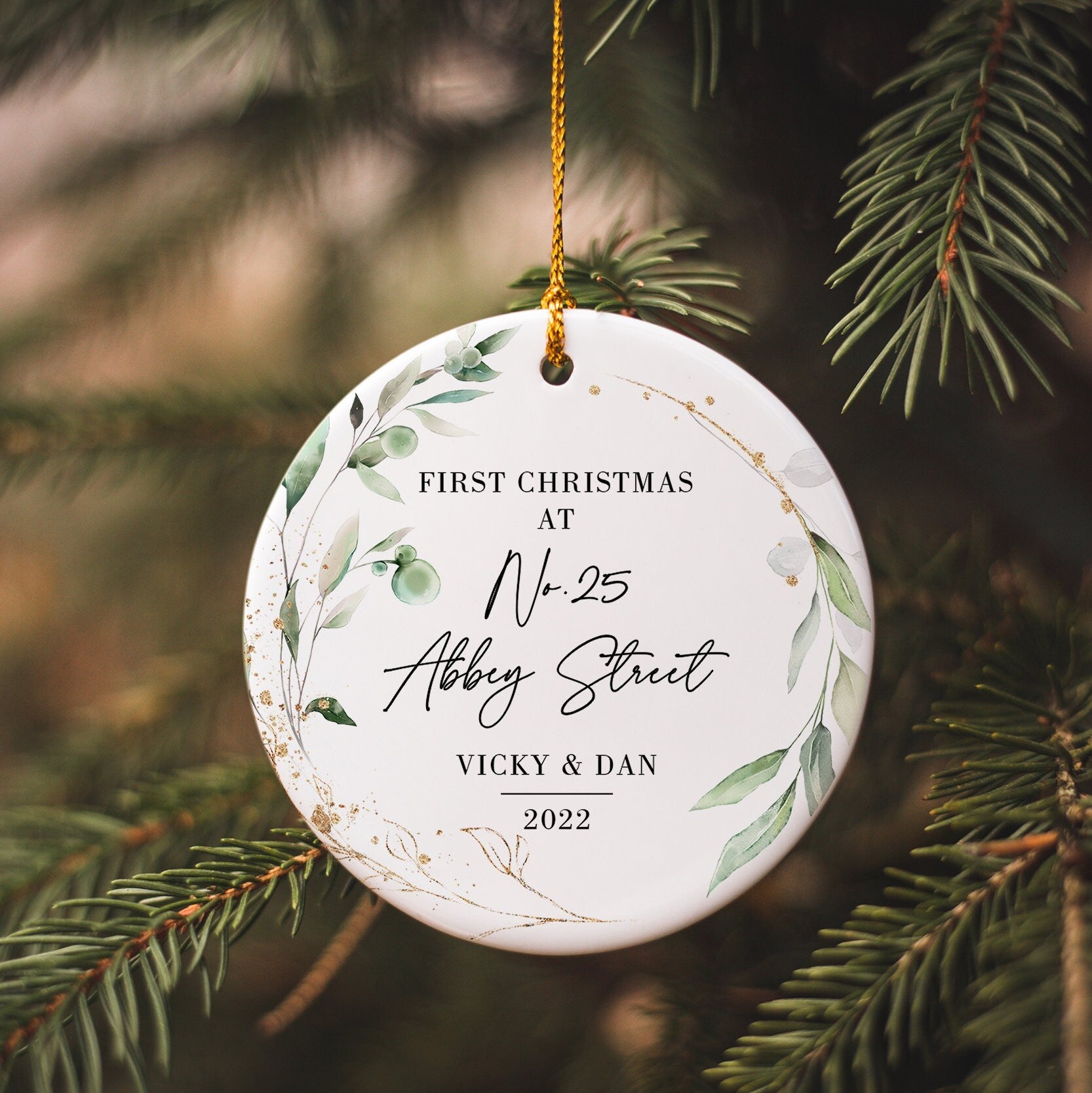 New Home Gift, Our First Home Personalised Ornament, Christmas In Our New Home, Our First Home 2024, Housewarming gift, First home keepsake