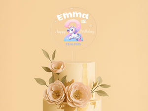 a three tiered cake with flowers on top