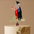 Custom class of 2025 acrylic graduation cake topper for graduation party