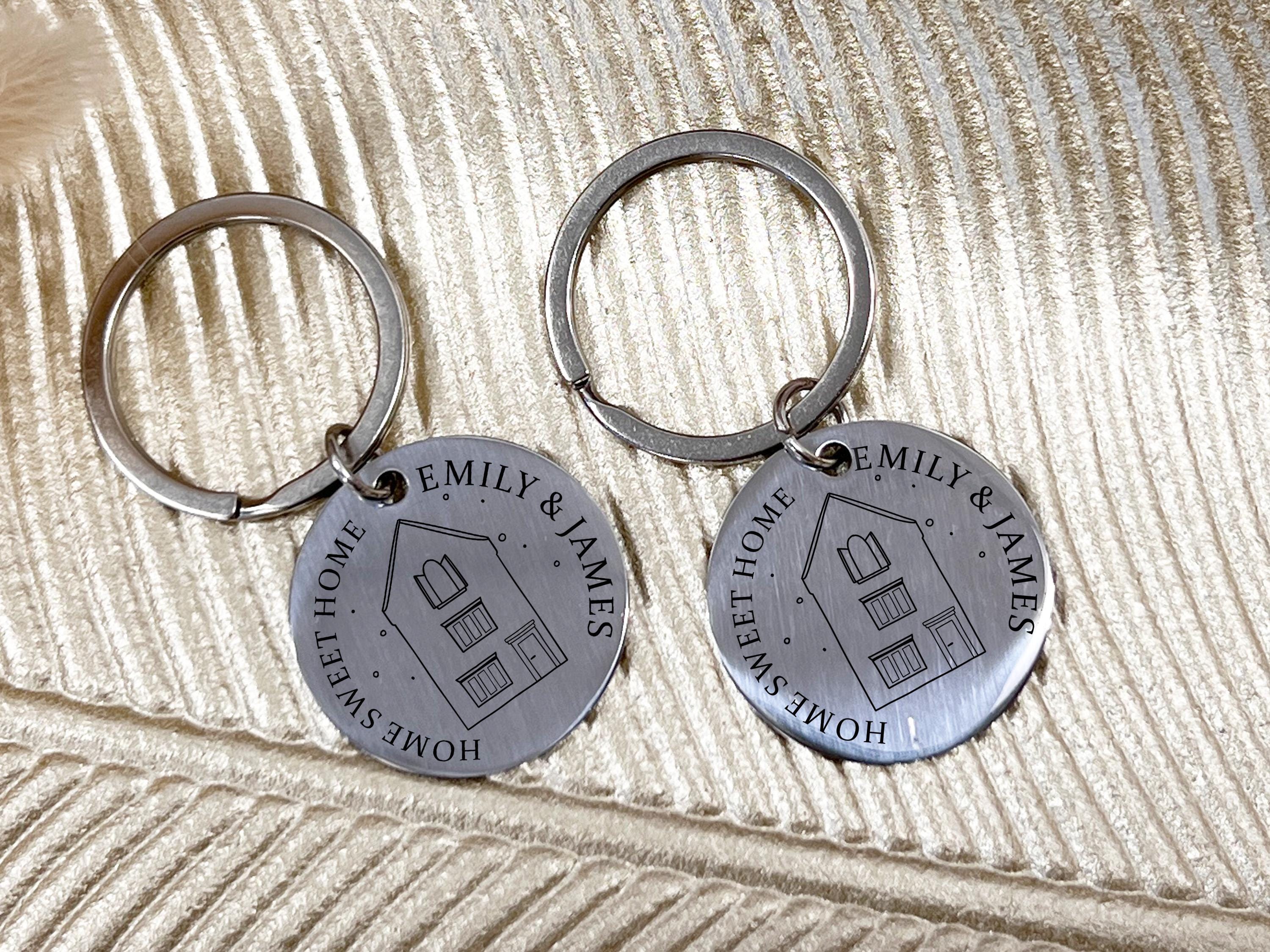 Couple’s moving in gift engraved with Home Sweet Home