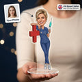 Nurse Graduation Gift, Custom Caricature Standee, Class of 2026, UK Made