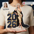 Graduation Gift Her | Caricature Standee & Cake Topper | Class of 2026 | Congratulations