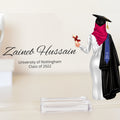 Our Islamic Personalised Graduation Gift is sure to be a hit. Graduate from university, high school or college, we've got the perfect gift for you - A beautiful acrylic plaque with a sleek stand.