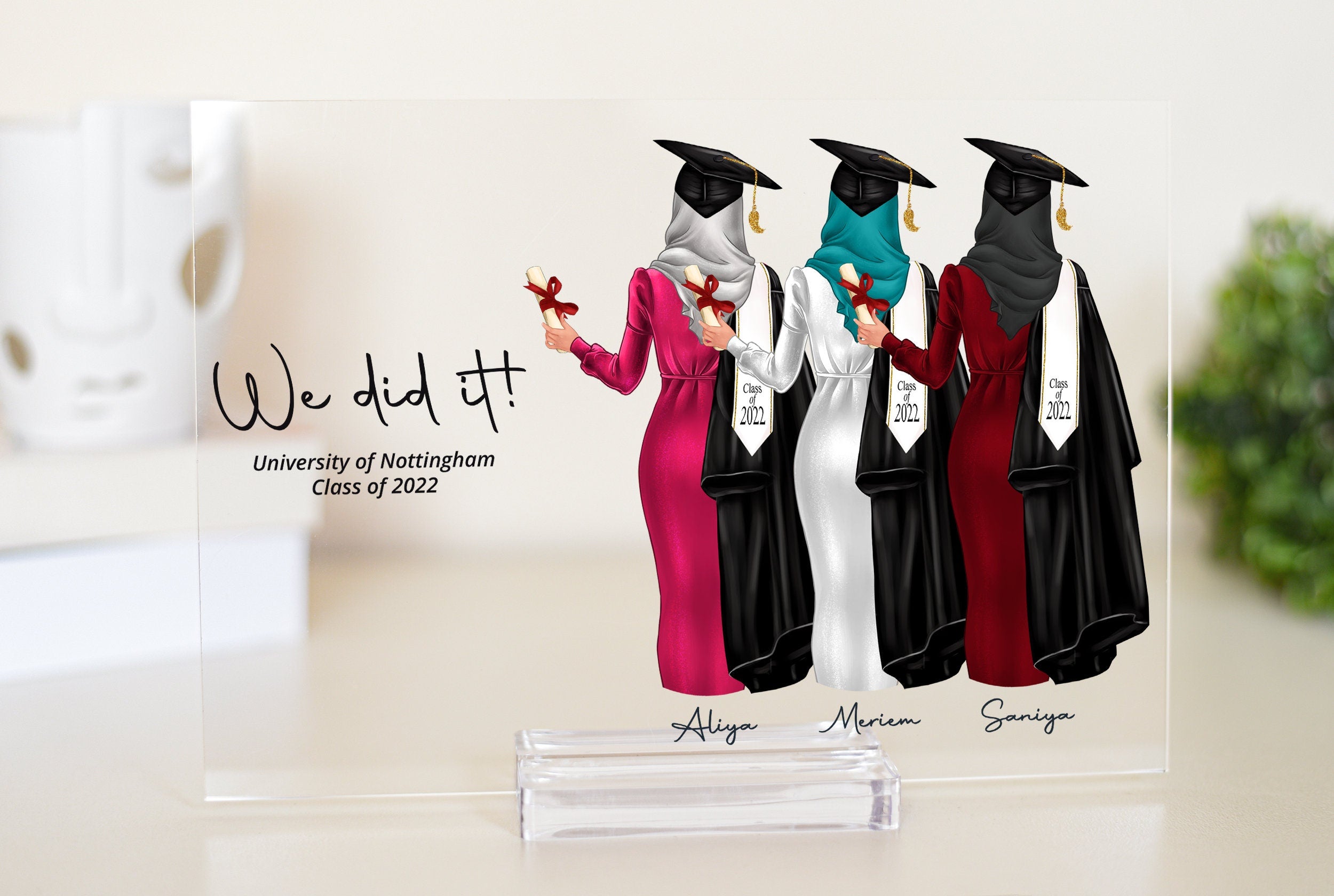 Prints and Acrylic Plaques are unique gift ideas to commemorate this significant achievement. Add your own text,photo or image to create a customised print or plaque. All of our products are high quality, professionally printed and produced in the UK