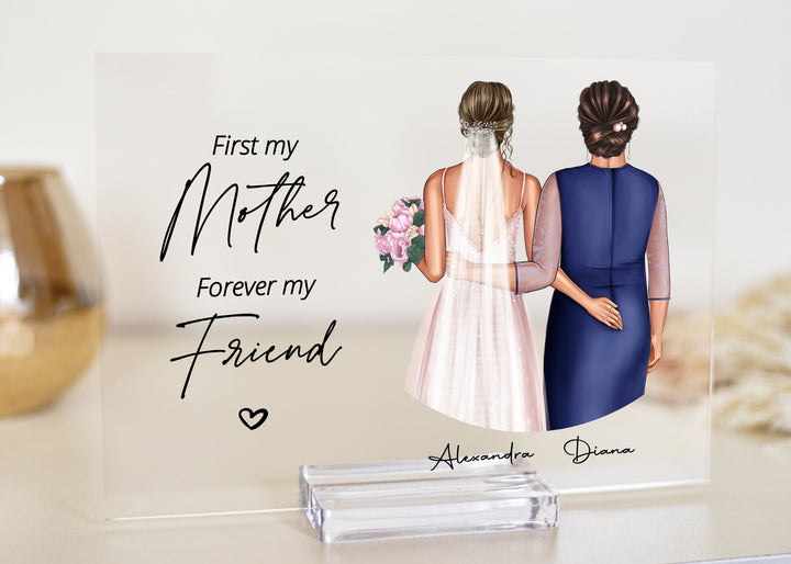 A gift that is always appreciated, our wedding acrylic plaques make the perfect present for a wonderful woman. The roles can be personalised from Mother of the Bride to Maid of Honour, or any other custom role you wish.