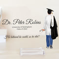 Your best friend has just graduated as a nurse, and you can't wait to celebrate! So why not make it extra special with this thoughtful plaque? Customise all of the details to fit their personality, add an extra special touch like names, clothes