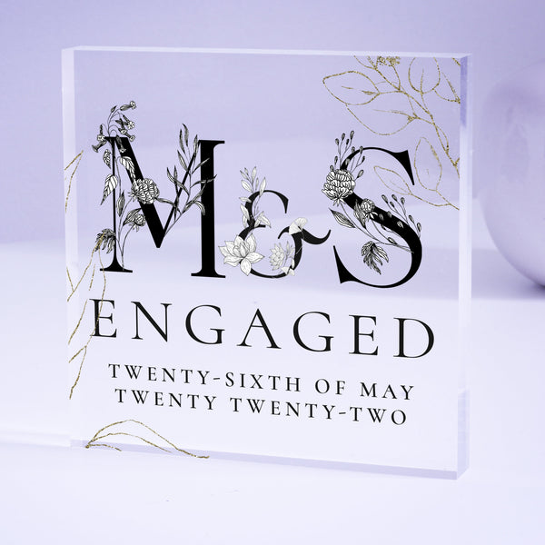 Create one of a kind gift with this personalised Engagement Gift. It is a perfect way to celebrate the love you feel for your partner and reminded you of the memories you have created together.