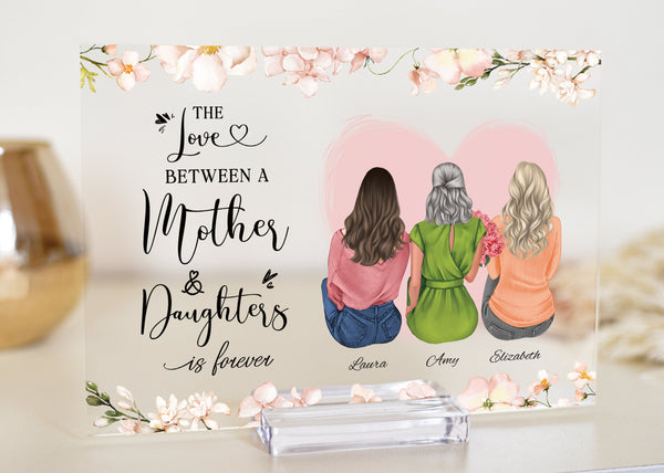 Give your mother a one-of-a-kind Mothers Day gift with our personalized acrylic plaque or canvas. Made with high-quality materials, this plaque is a beautiful way to show your love and appreciation.