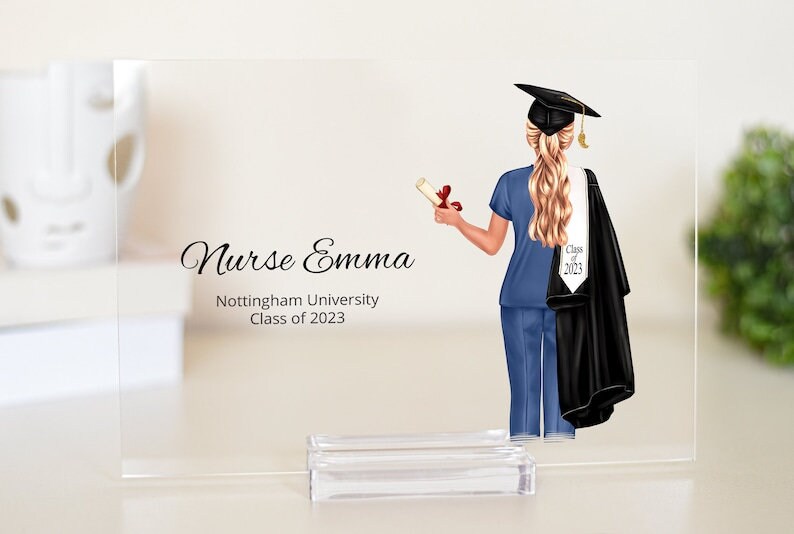 Nurse Graduation Plaque - Personalized Gift for Nursing School Graduates