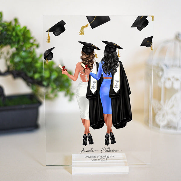 Personalized Graduation Plaque and Stand - Class of 2024