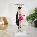 Looking for a unique and sentimental graduation gift for her? Look no further than our custom photo plaque! This beautiful piece features a full-color high-quality print of your chosen photo on a clear acrylic plaque, making it a personalized and.