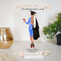 If you're searching for a one-of-a-kind and personalized graduation present, our custom plaque featuring more than 100 dresses and 250 hairstyles is your answer! This stunning and intricate print is the perfect way to honor your loved one's.