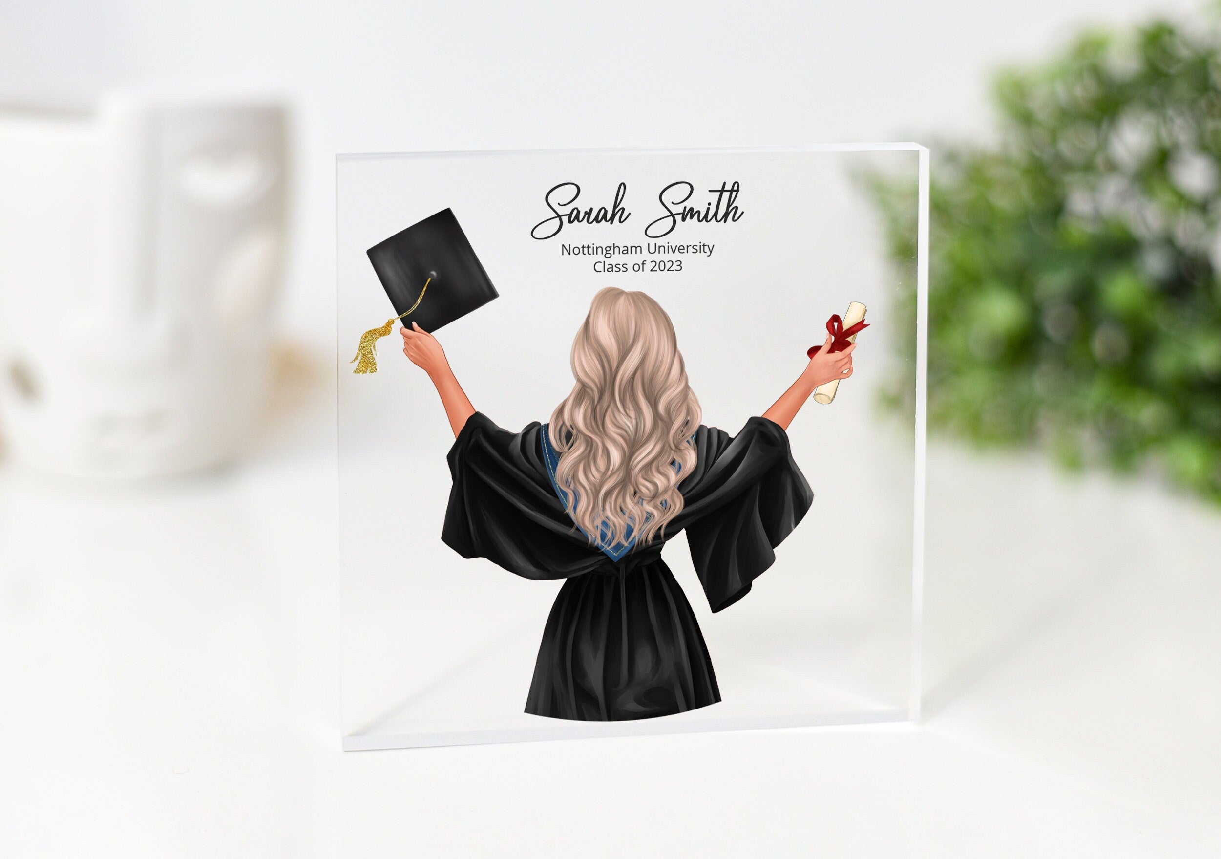 Masters Graduation Gifts For He, Graduation Gift 2024, Personalised Print, Congratulations, Grad Gift for daughter, Best Friends Plaque