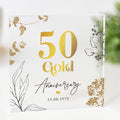 Personalised 50th Anniversary Tribute Gift for Special Moments