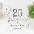 Ruby Wedding Anniversary Keepsake - Personalised Gift for 40th Year of Marriage