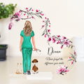 Vet Nurse Graduation Gifts Heart-Shaped Acrylic Plaque