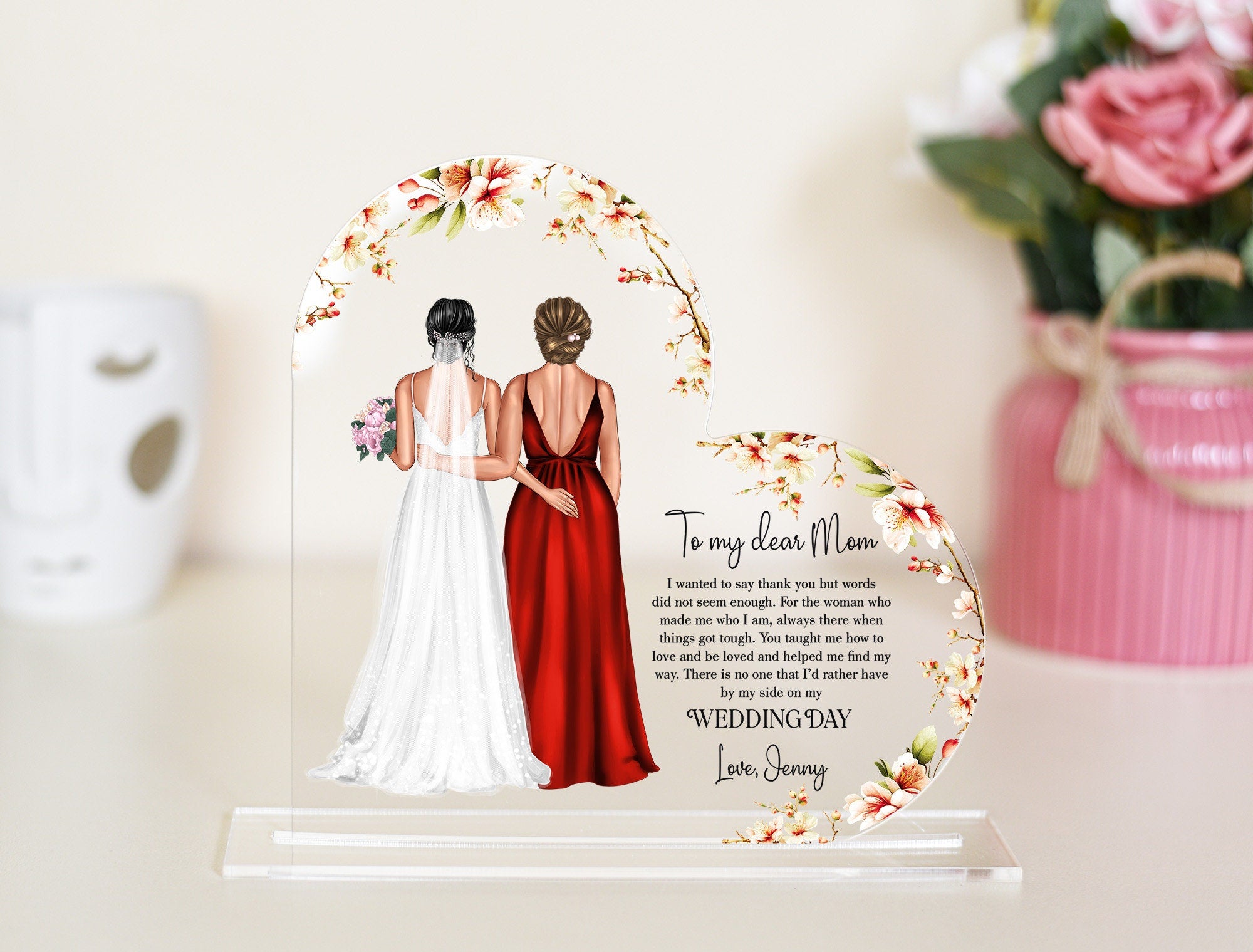 Custom Mother of the Bride Wedding Gift